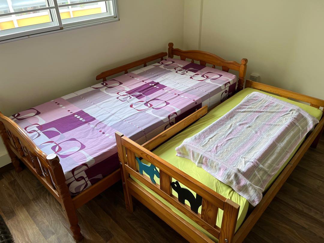 Single beds for sale, Furniture & Home Living, Furniture, Bed Frames