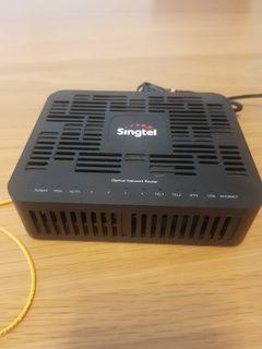 Singtel ONT router, Computers & Tech, Parts & Accessories, Networking ...