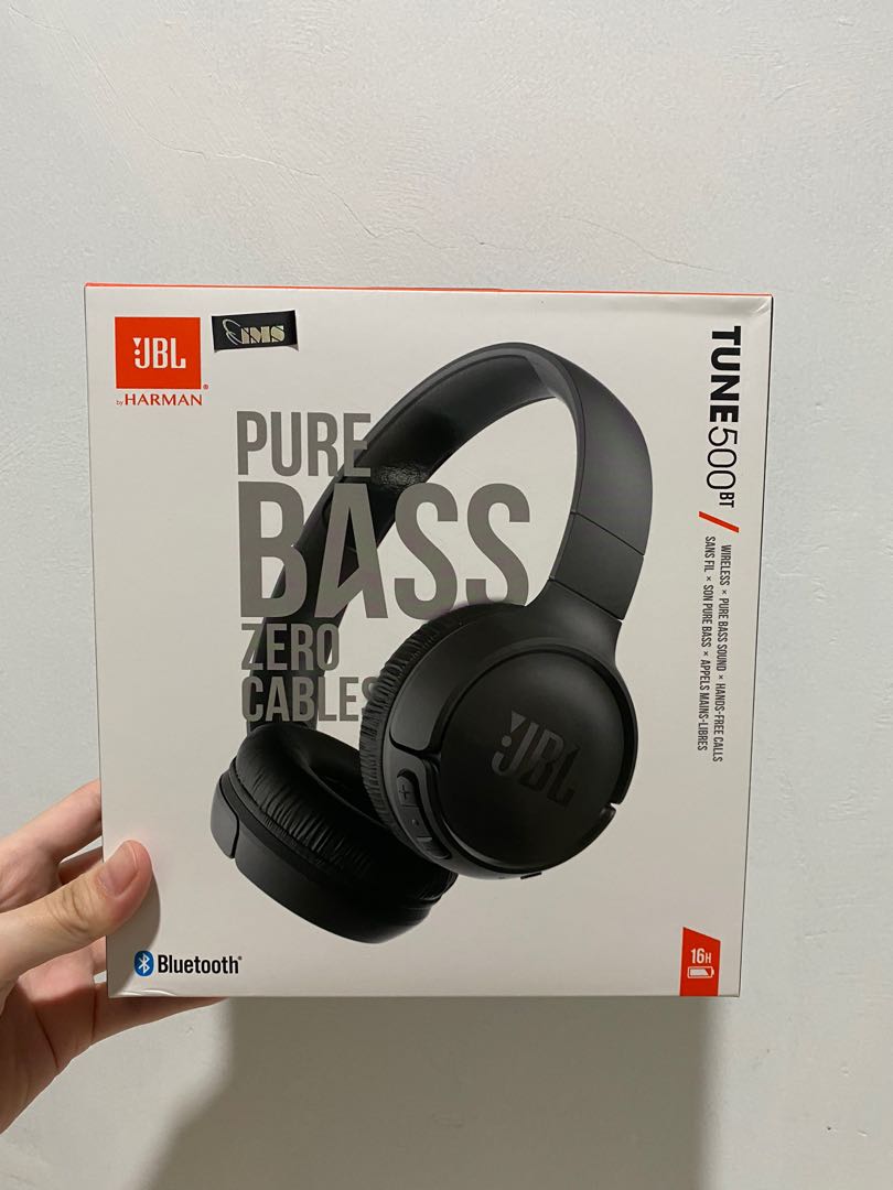 Speaker Bluetooth JBL Tune 500BT Bluetooth Headphones - Hitam, Elektronik,  Audio di Carousell