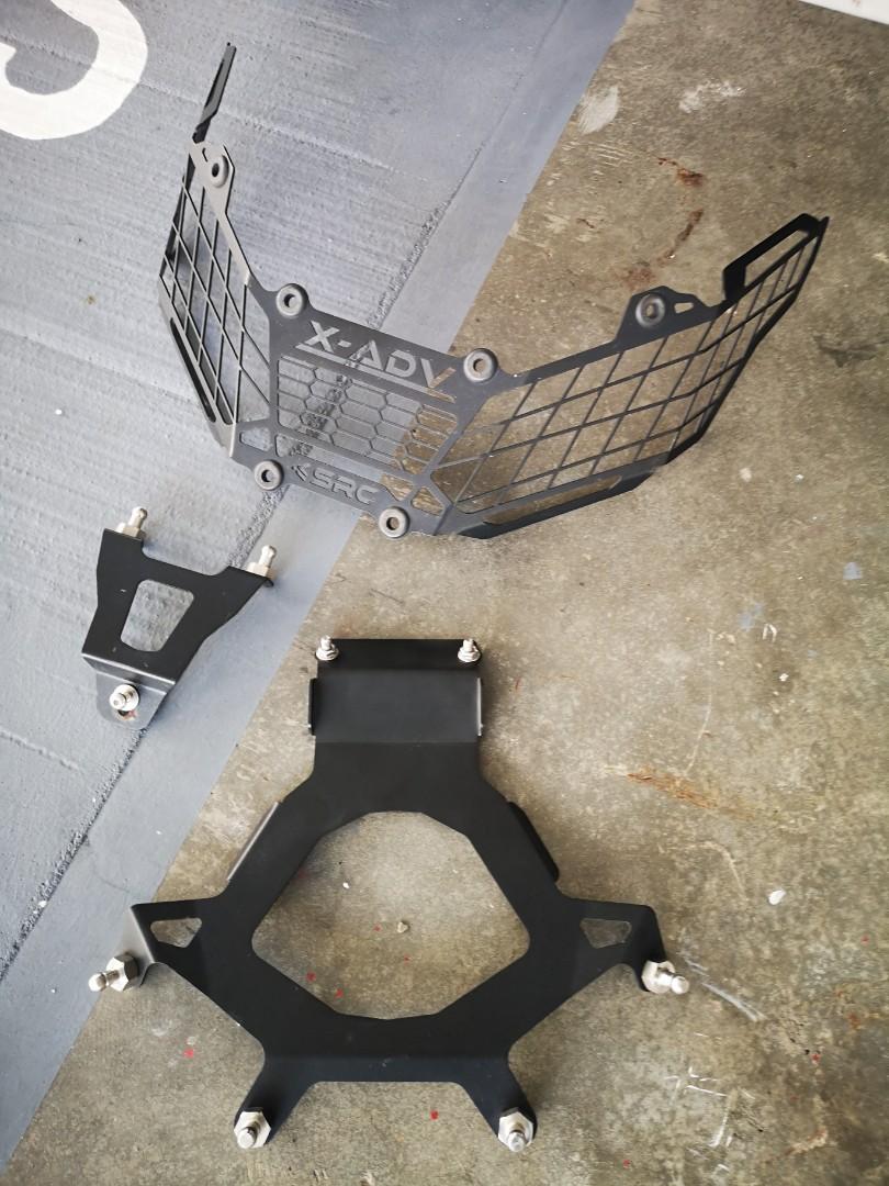 SRC headlight guard Honda X adv 750, Motorcycles, Motorcycle