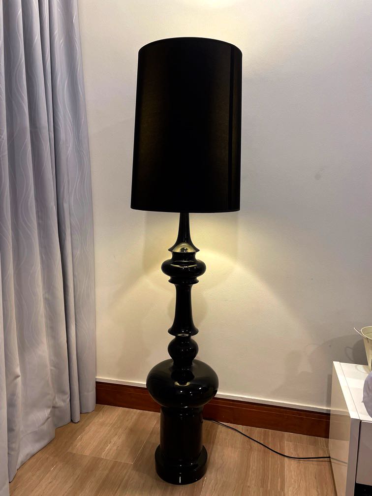 habitat black lamp