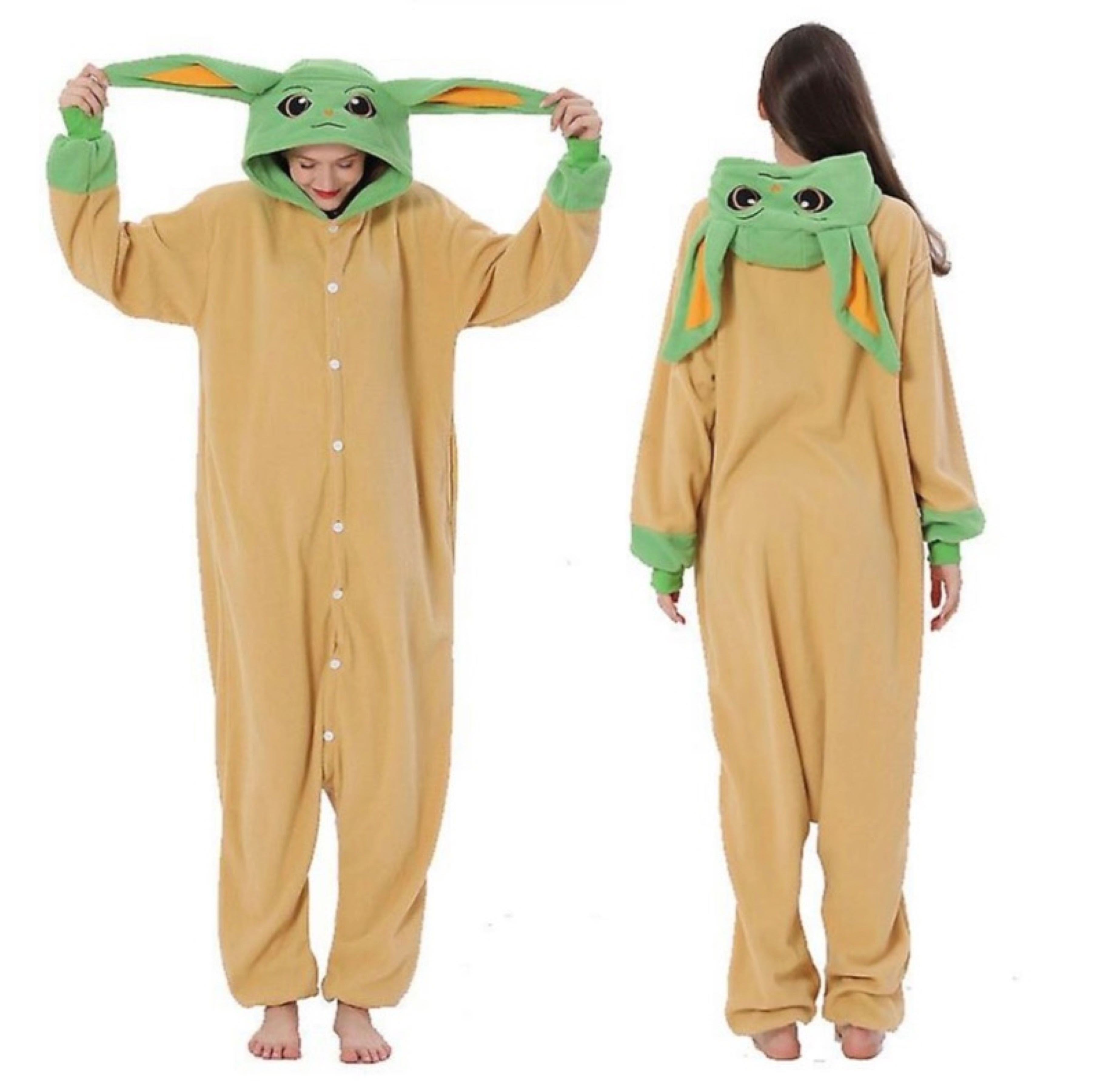 Baby yoda onesie pajamas for adults online
