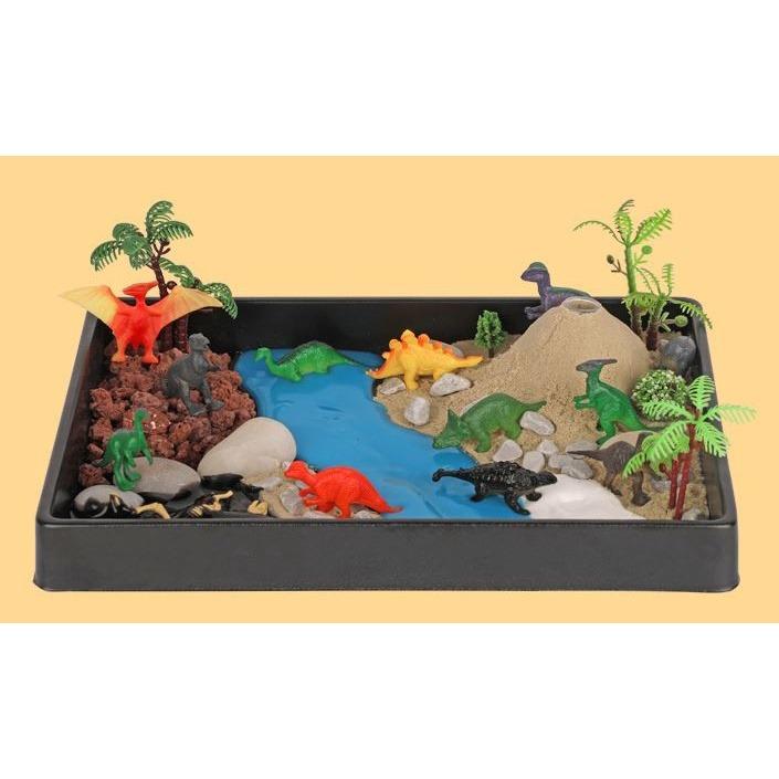 STEAM DIY Dinosaur Habitat Volcano Eruption Toy Learning Kit HZ0767