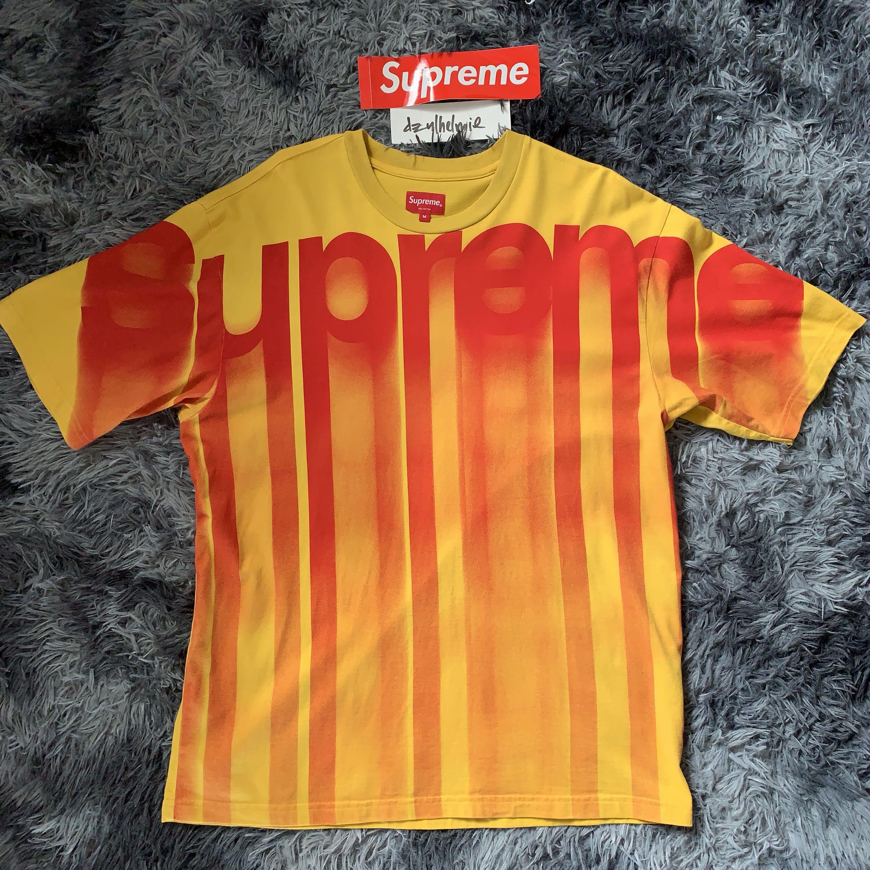 supreme bleed logo tee