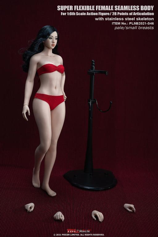 1/6 Scale Female Body Action Figure Fat Leg Worldbox AT202 For Phicen  TBLeague