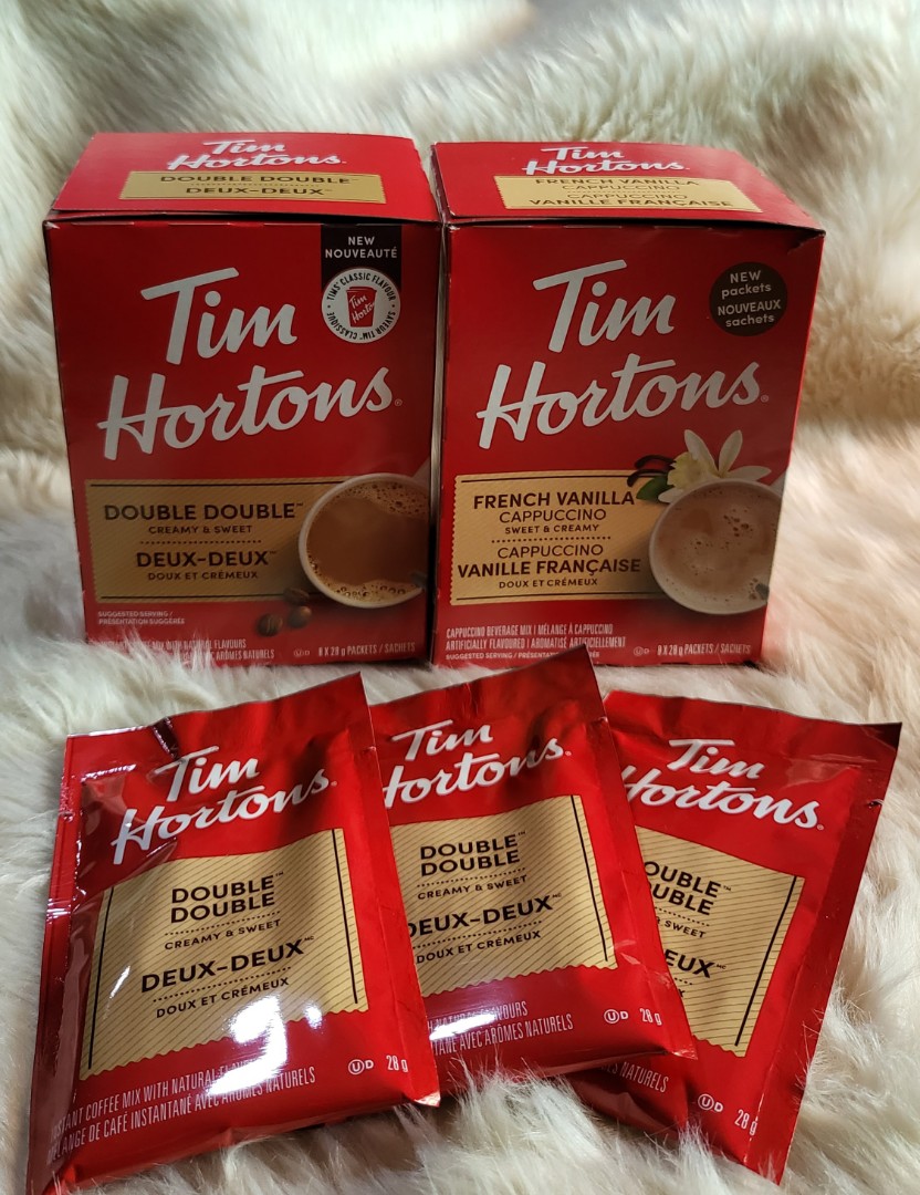 Tim Hortons Instant Coffee, Food & Drinks, Packaged & Instant Food on Carousell