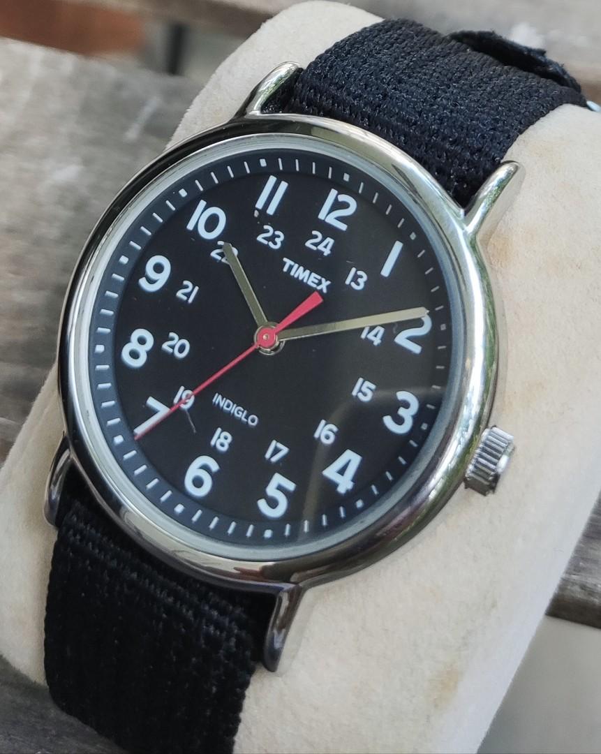 Timex Weekender Black Dial 38mm All Original Luxury Watches on