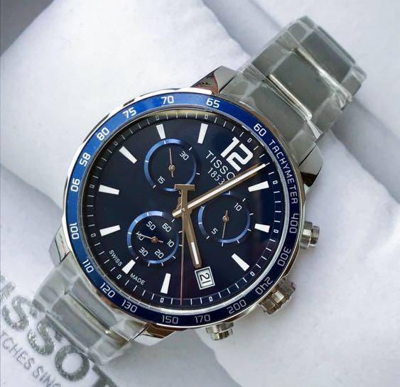 Tissot quickster top blue