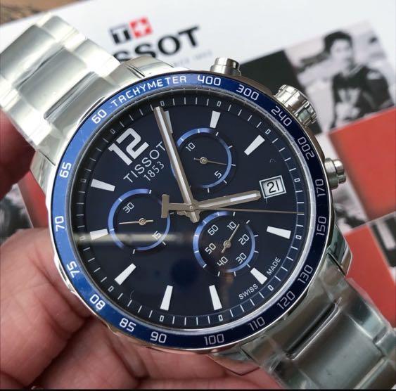 Tissot men's t0954171104700 quickster clearance blue watch