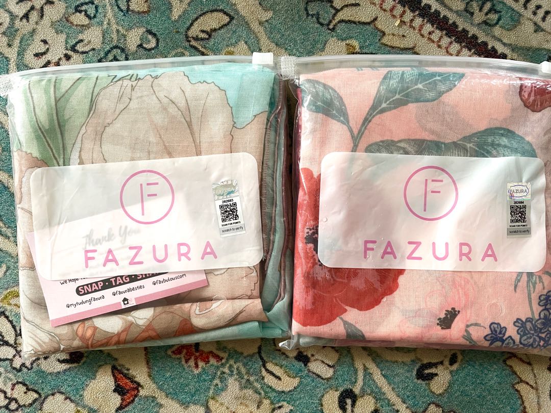 TUDUNG FAZURA DUSTY PINK