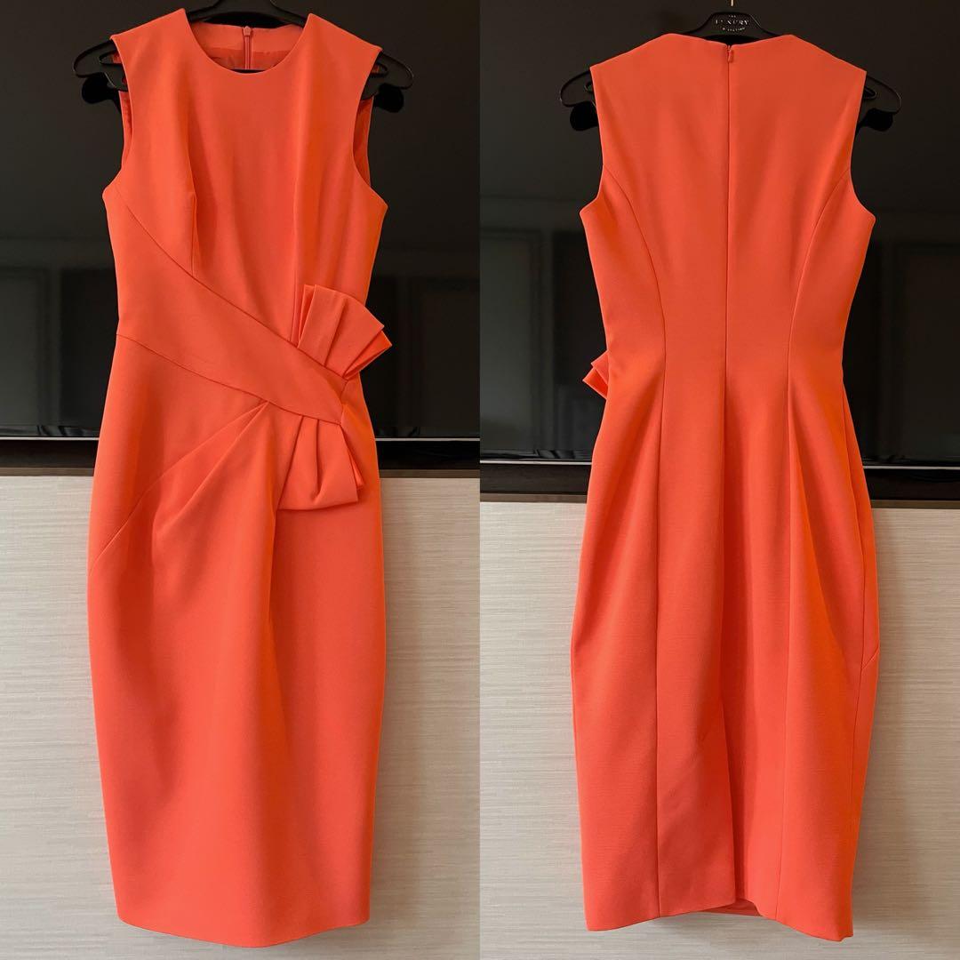 Karen millen hotsell coral bow dress
