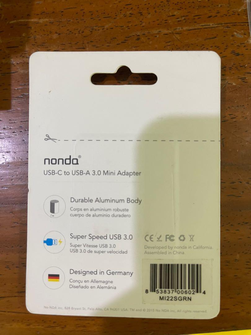 USB C to USB A Adaptor for Mac (Category: Cables & Adaptors) located in San Juan City. Submitted by prelbysm (Listing ID 1154043635, Image 2). Description: Bought from Amazon Brand new with packaging Very useful and compact adaptor.