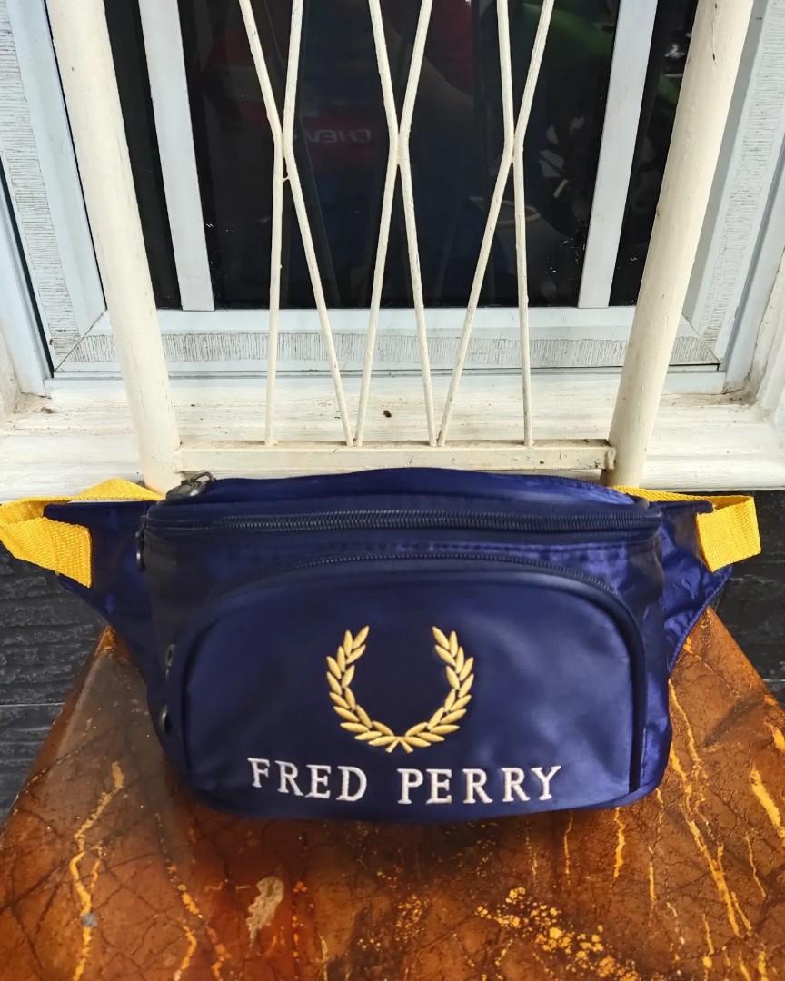 WAISTBAG FREDPERRY VINTAGE Fesyen Pria Tas Dompet Tas
