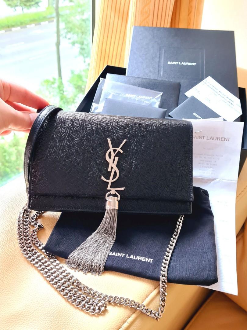 ysl sling bag with tassel