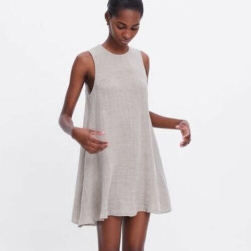 Zara Linen Swing Dress