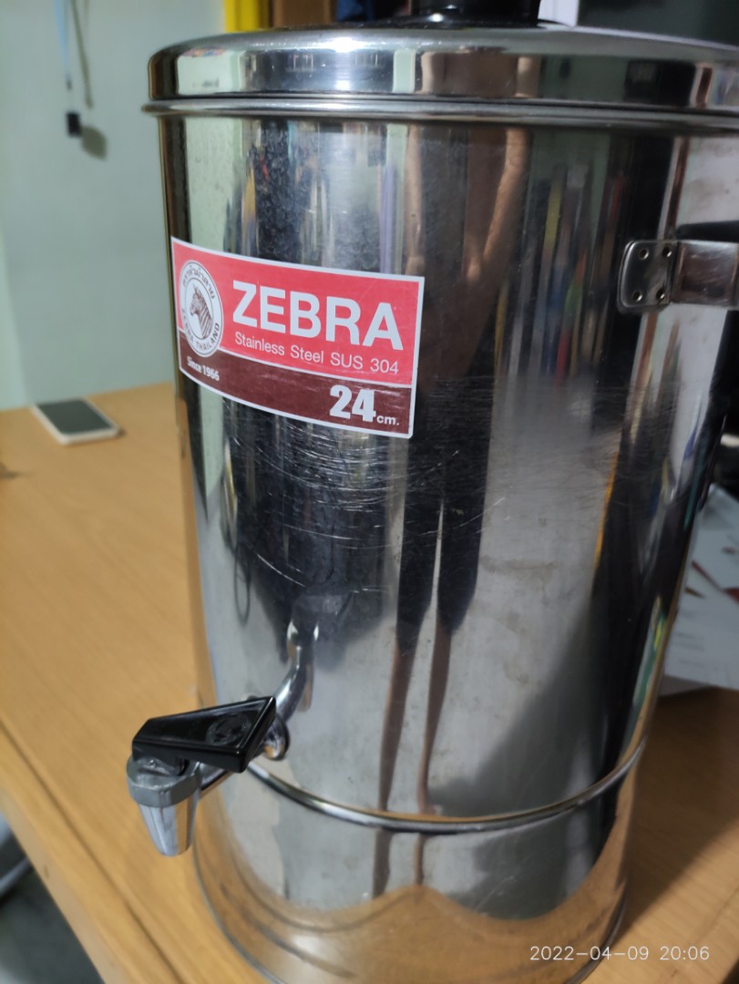 Zebra Stainless Steel 24cm water dispenser thai well, Furniture & Home Living, Kitchenware