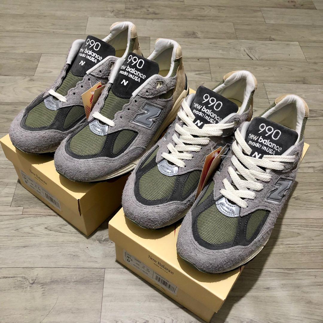 100% Brand New & Authentic New Balance 990v2 M990TD2 “Teddy Santis” Size:  9.5 US 9 UK / 1 Pair for Sale & 1 pair for Trade