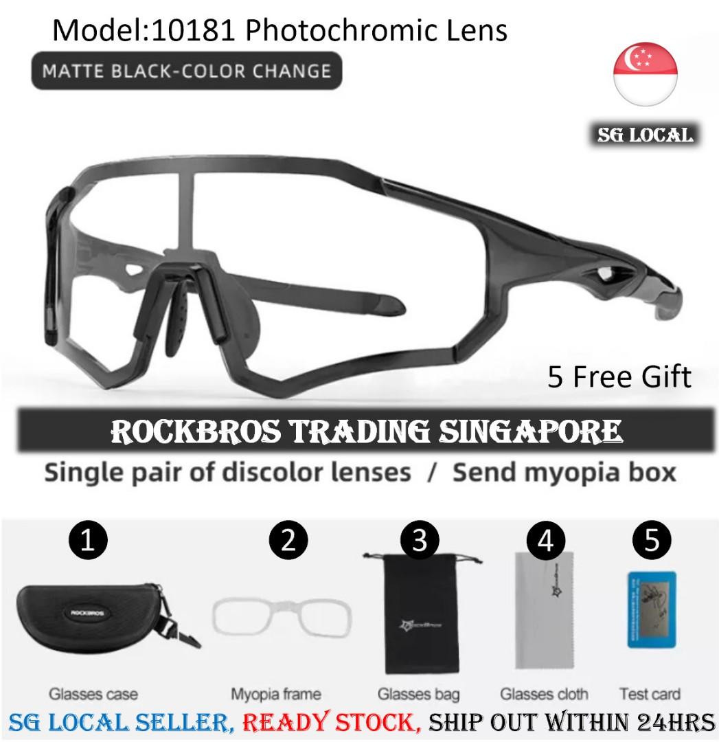 Rock bros Cycling sunglasses unboxing photochromatic - YouTube