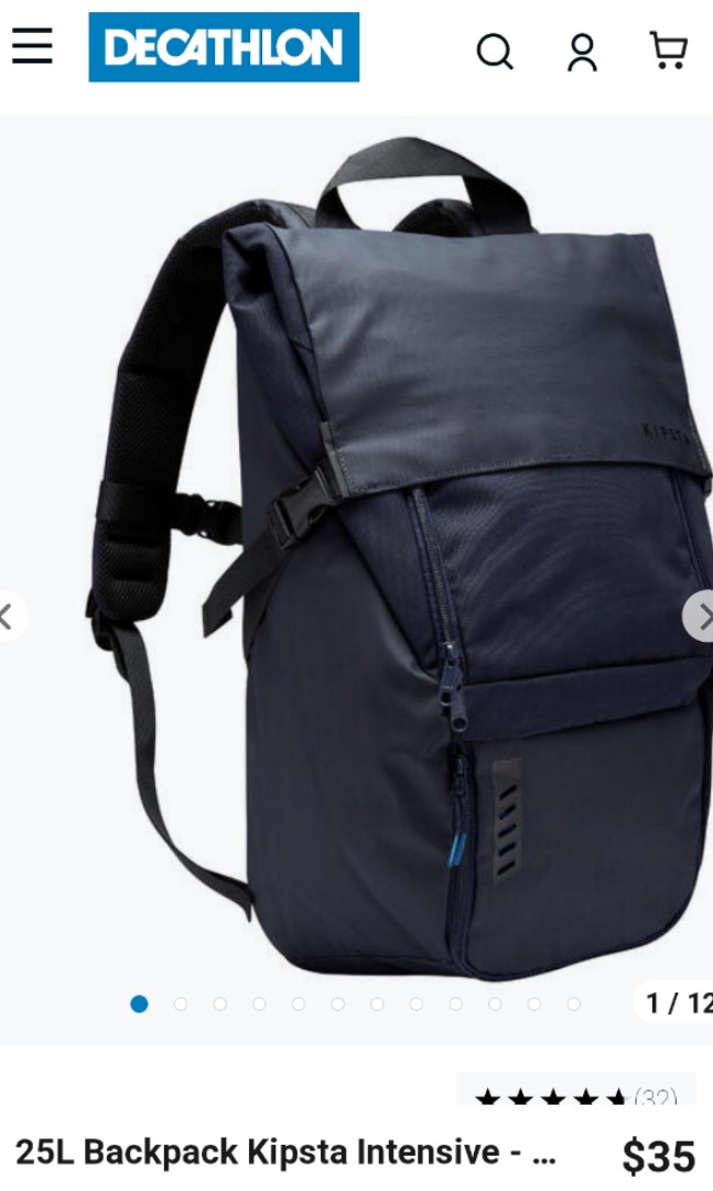 25L Kipsta Intensive backpack Men s Fashion Bags Backpacks on Carousell