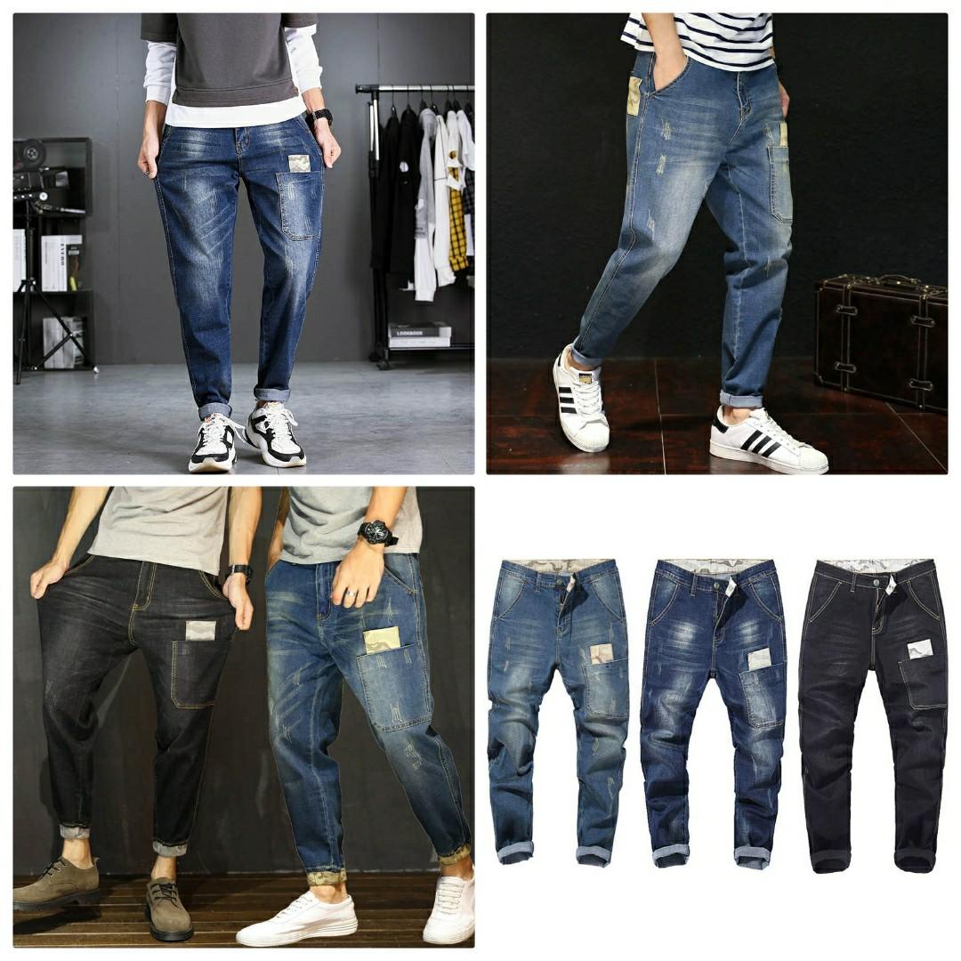 28-40 men stretchable big size denim 