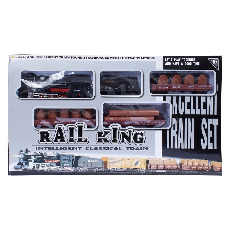 3121) Rail King Intelligent Classical Train League Lines Set Battery