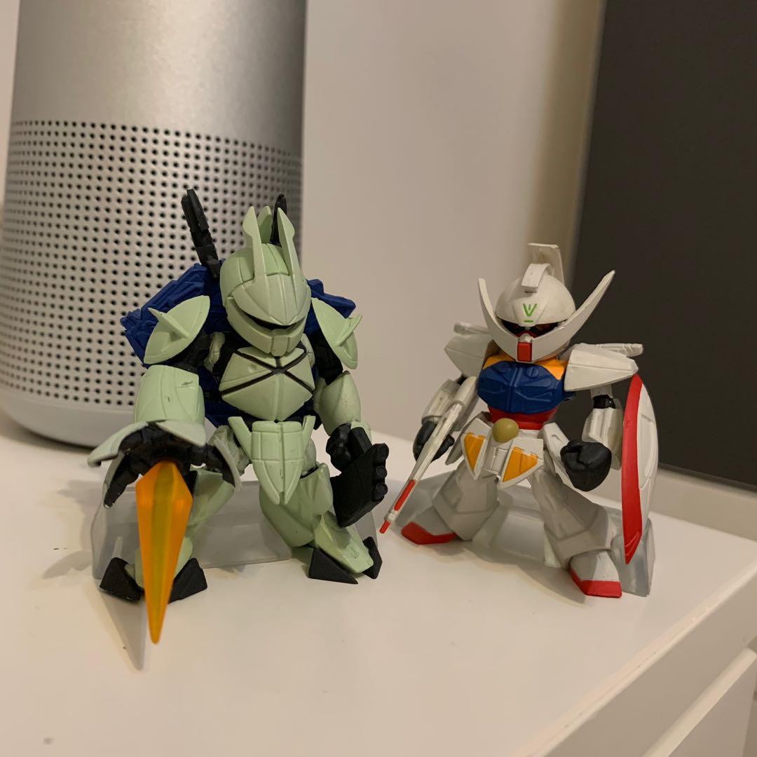 高達食玩fw Gundam Converge 17 Turn A Turn X No 99 100 兩隻不散 興趣及遊戲 玩具 遊戲類 Carousell