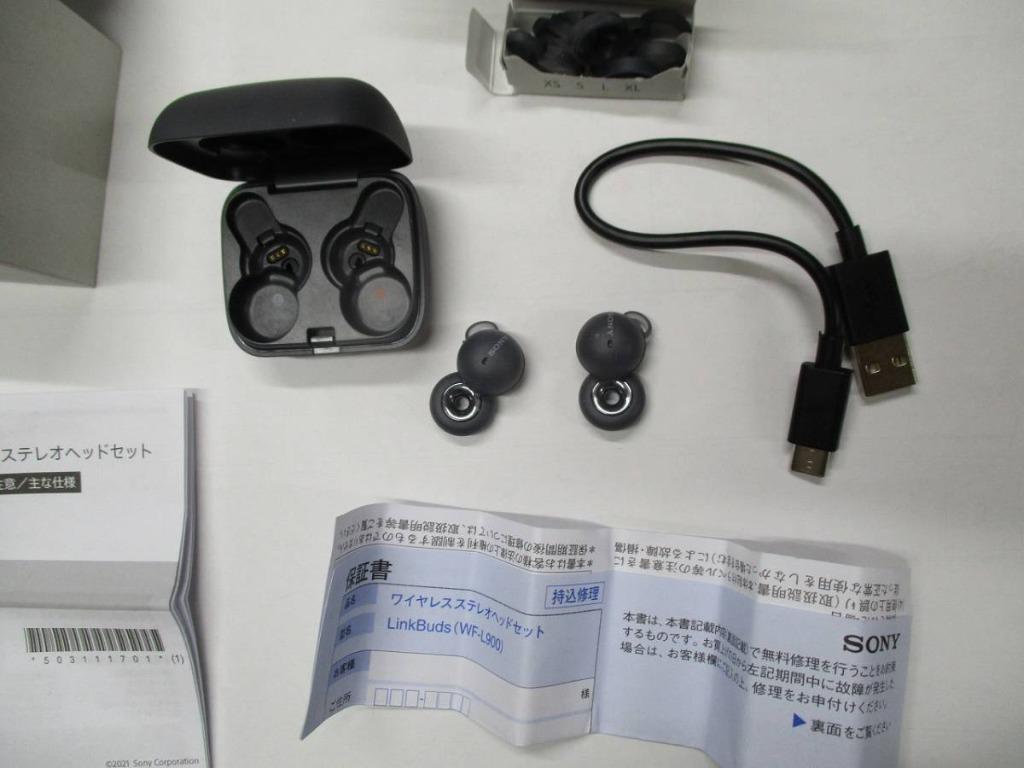 SONY - SONY LinkBuds 3年保証付 WF-L900 WM ソニーが、新しい完全ワイヤレスイヤホン「LinkBuds（WF-L900