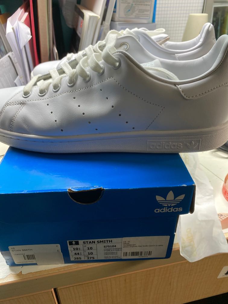 Adidas stans smith all white Men s Fashion Footwear Sneakers on Carousell