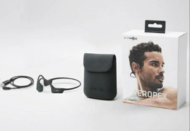 Aftershokz Aeropex Blue Brand New Bone Conduction Cheapest in SG Audio Headphones Headsets on Carousell