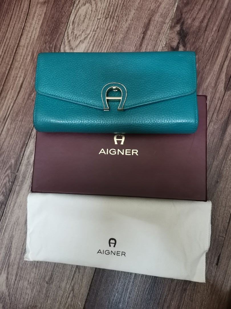 AIGNER Folding Wallet Logo Folding Wallets