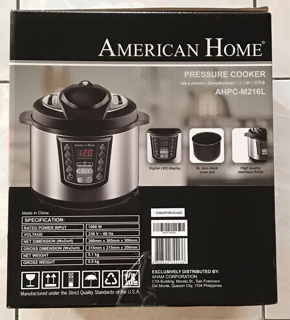 American home digital pressure cooker clearance