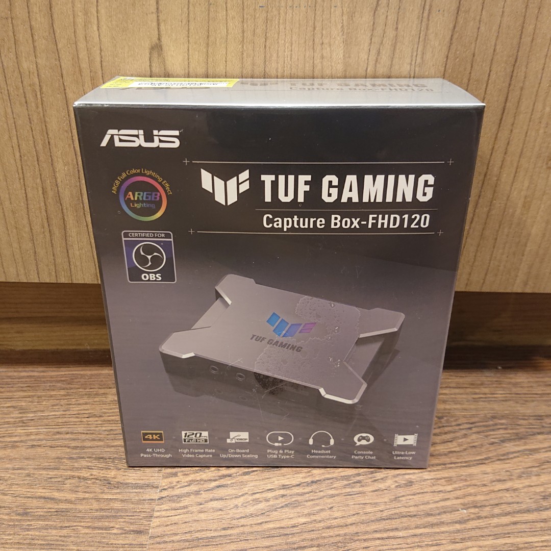 門市全新現貨‼️ASUS TUF Gaming Capture Box FHD120 影像擷取盒, 電腦