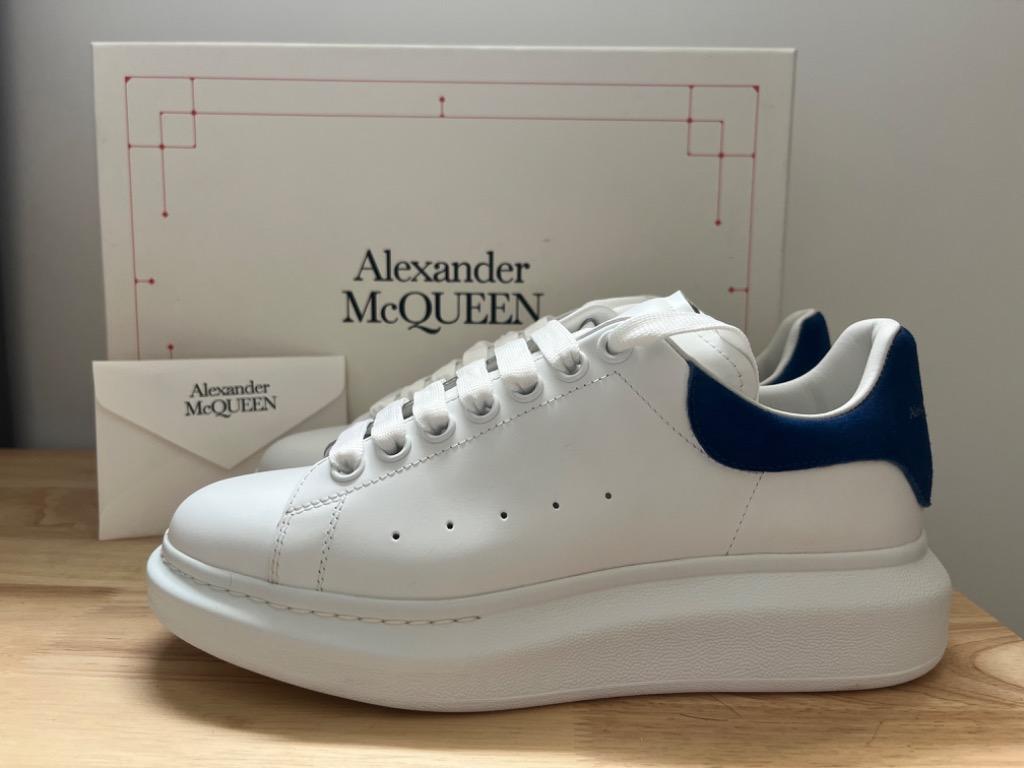Authentic Alexander McQueen oversized sneaker in Paris Blue