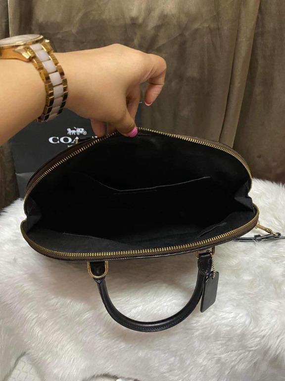 AUTHENTIC COACH LARGE SIERRA SATCHEL BAG CROSSBODY SIGNATURE CANVAS,  Women's Fashion, Bags & Wallets, Tote Bags on Carousell