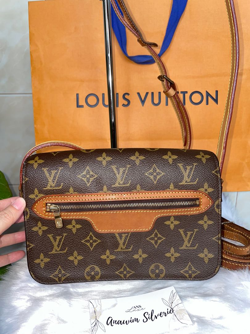 Louis Vuitton Saint Germain MM Monogram Leather Shoulder Bag