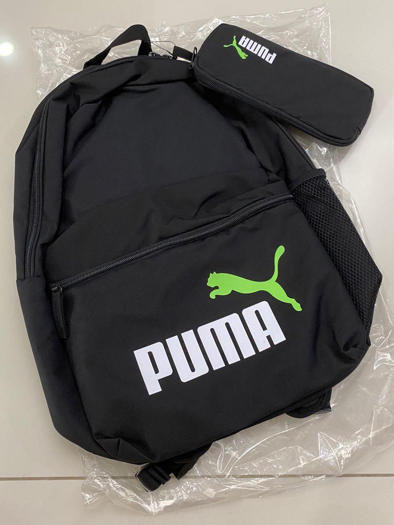Black and best sale neon green backpack