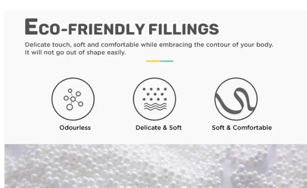 Bean bag with ecofriendly filling, Everything Else on Carousell