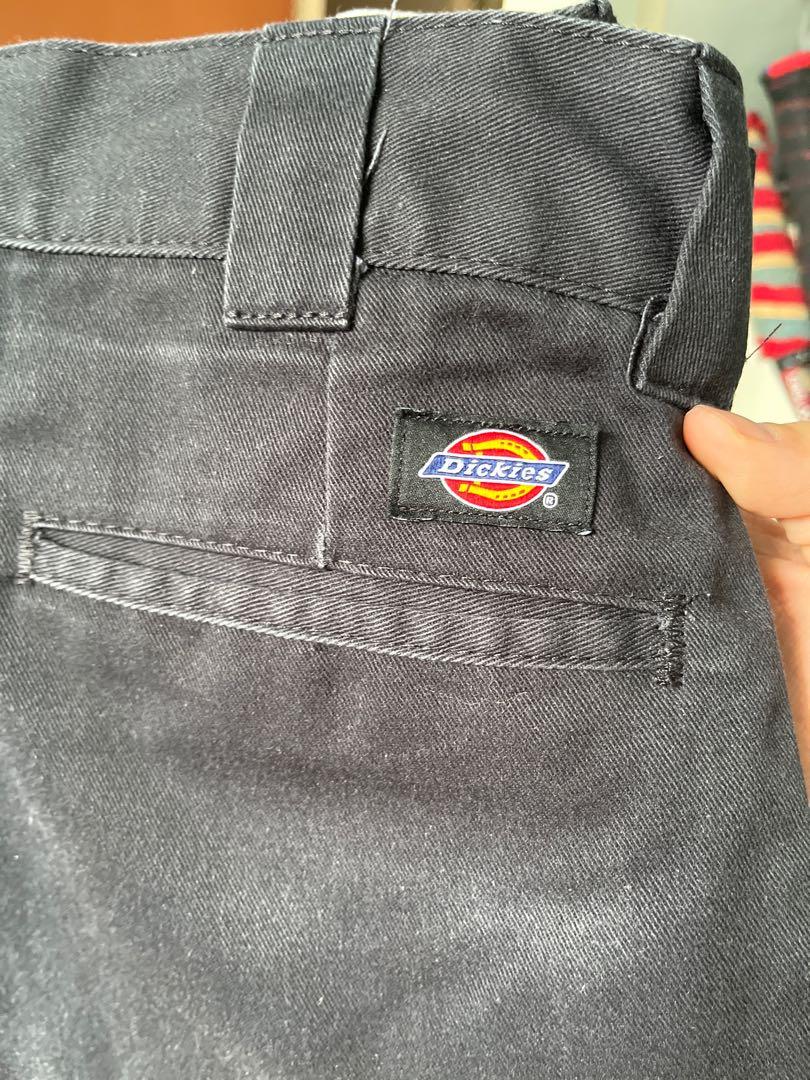 Black Dickies Slim Straight Pants (W30 
