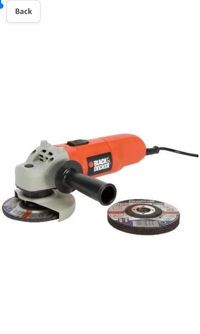 BLACK+DECKER 710 W 115 mm Angle Grinder 