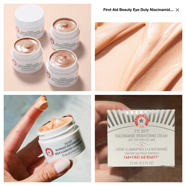 BNIB Brightening Eye Cream First Aid, Beauty & Personal Care, Face