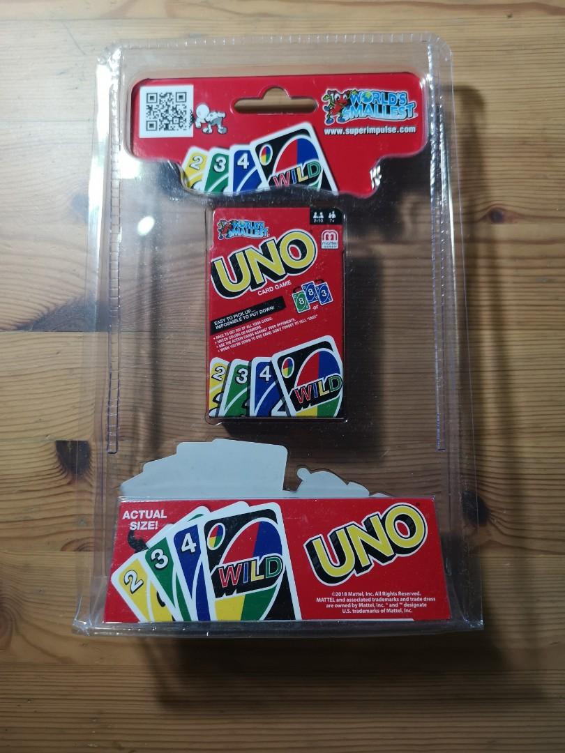BN Novelty Gift - The World's Smallest Uno Card Game, Hobbies