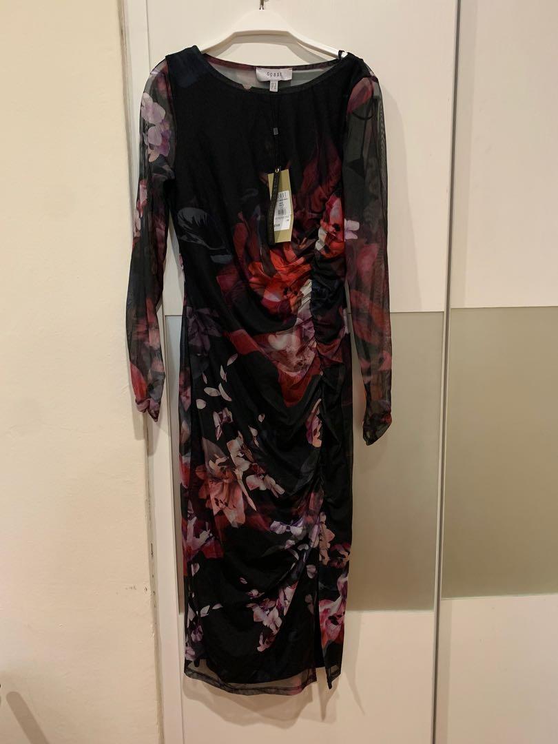 Coast liberty mesh new arrivals dress