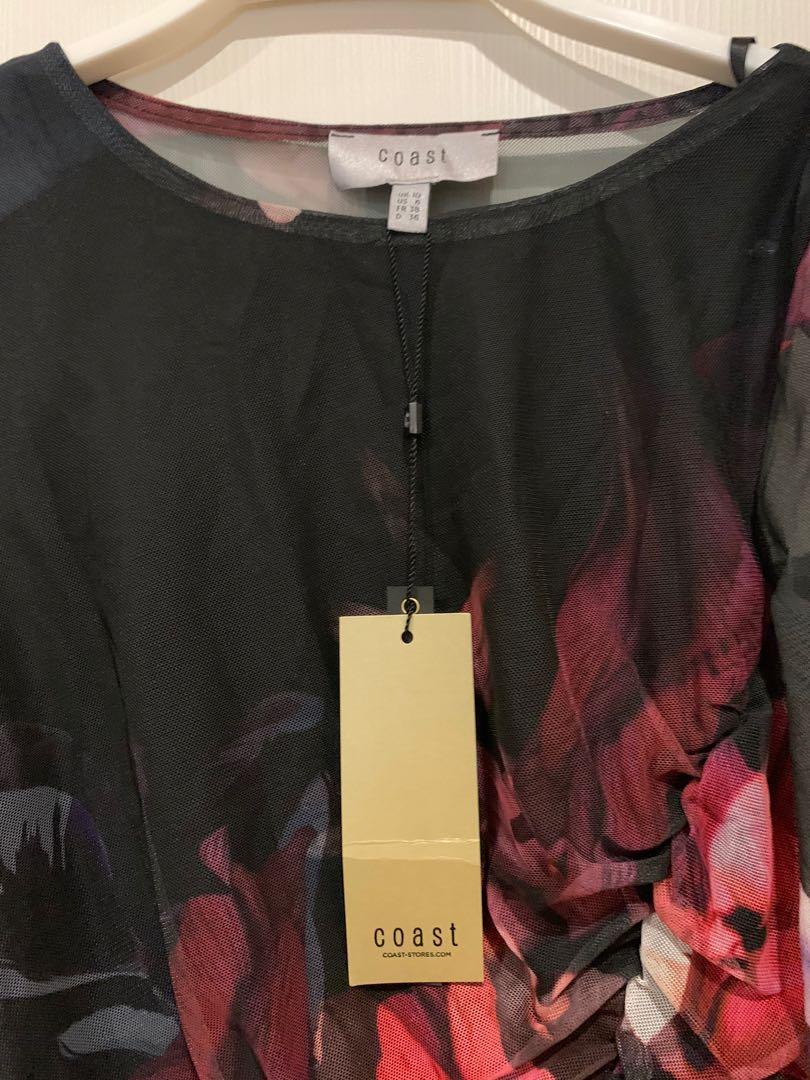 Coast liberty mesh dress outlet