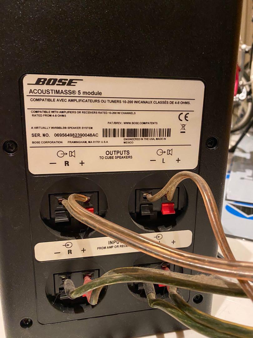 Bose AM5 Speakers with floor stands, Audio, Soundbars, Speakers