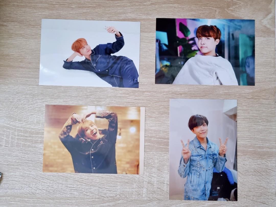 BTS Hoseok Oneul Live Photo Set (Category: K-Wave Merchandise) located in Manila. Submitted by meryl_ (Listing ID 1158202609, Image 1). Description: Live photos personally bought from the BTS 오늘 exhibit in Seoul, October 2018 Selling all four photos together as a set.