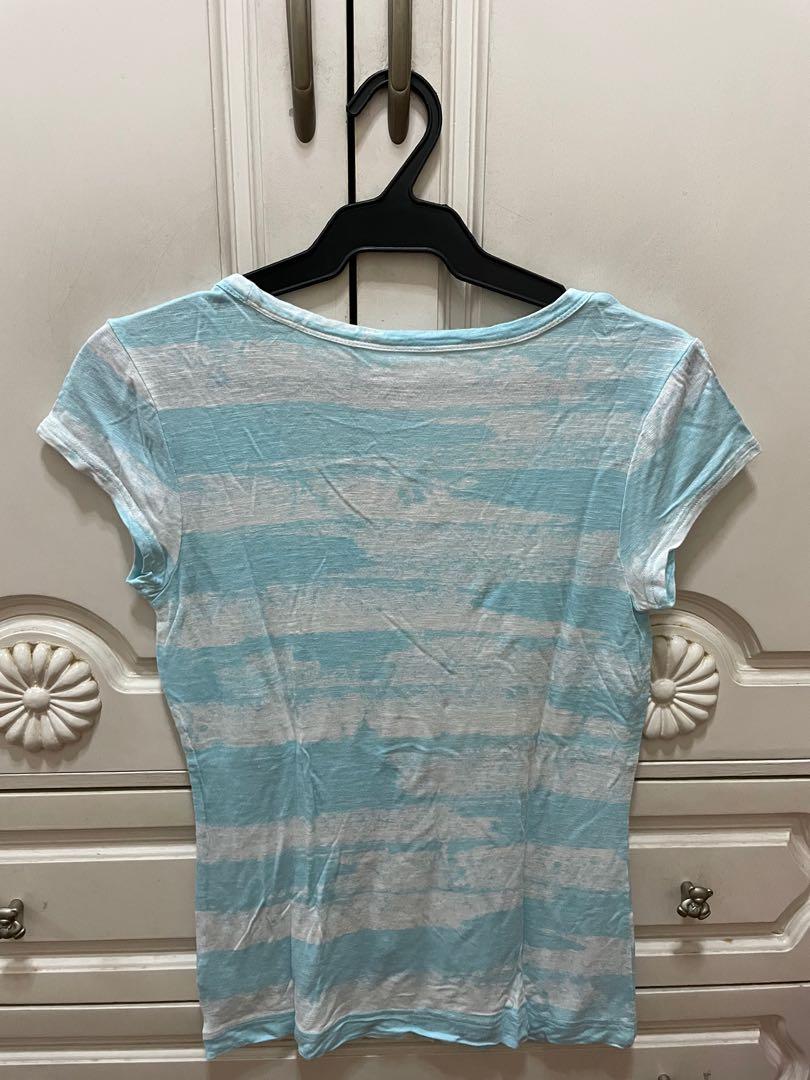 Calvin Klein Light Blue Striped Shirt (Category: Shirts) located in Manila. Submitted by classicfinds (Listing ID 1158181823, Image 3). Description: Barely used, like new condition Shipping via gogo xpress.