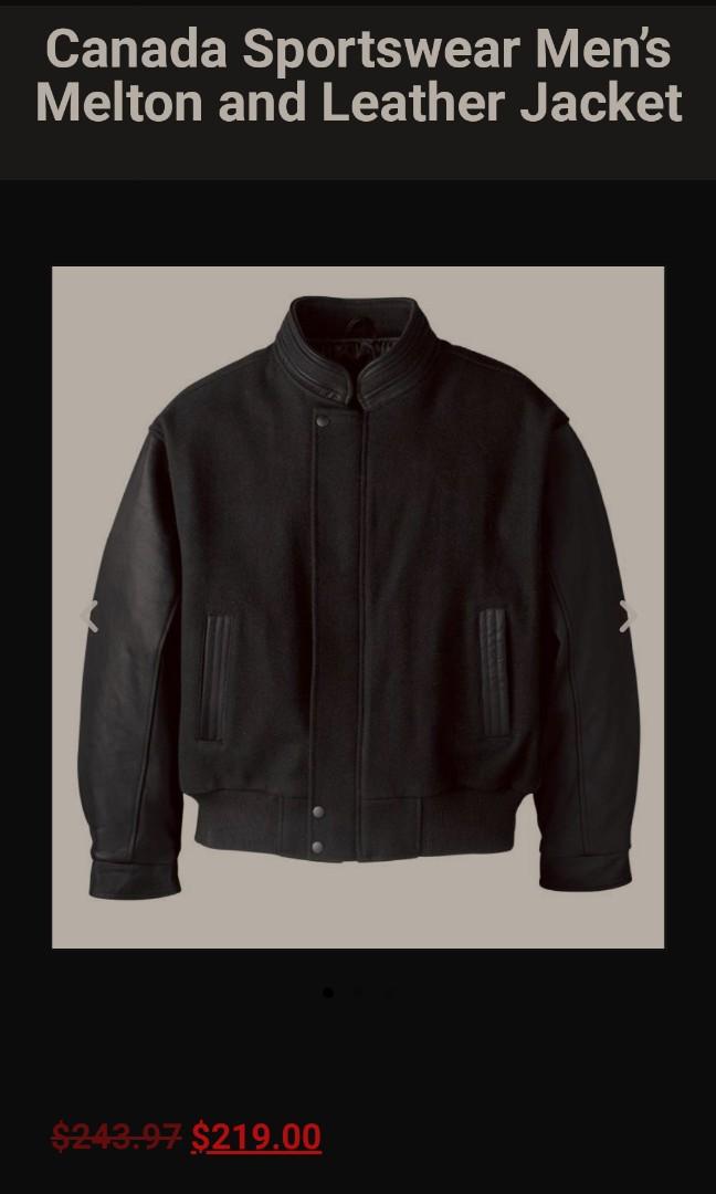 Canada sportswear shop leather jacket