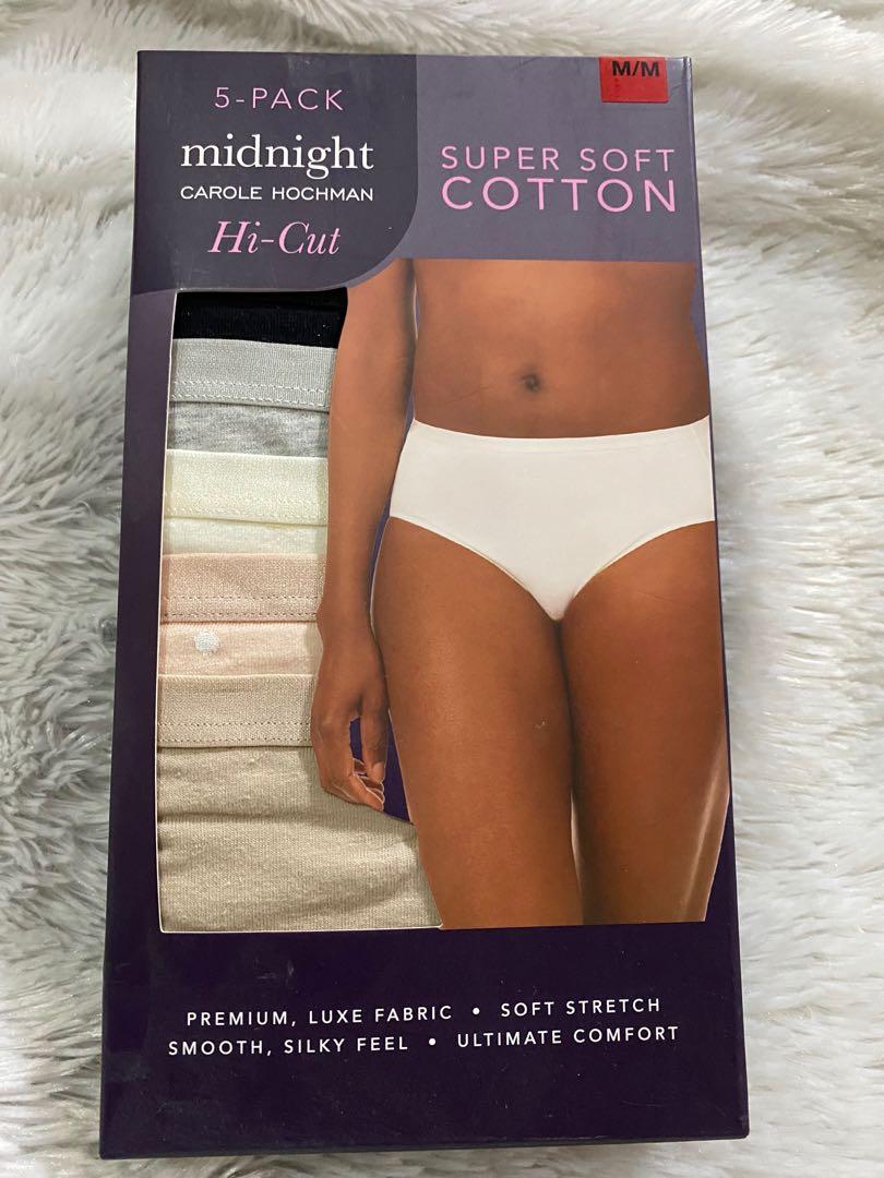 Carole Hochman Womens 5 Pack Midnight Cotton Luxe Briefs (Small