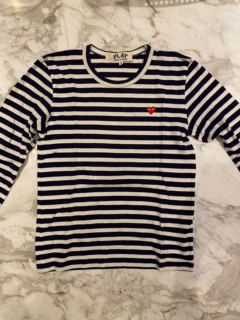 Cdg play tee online sizing