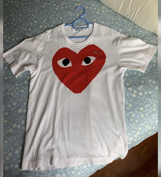 CDG T shirt, Men's Fashion, Tops \u0026 Sets, Tshirts \u0026 Polo Shirts on Carousell